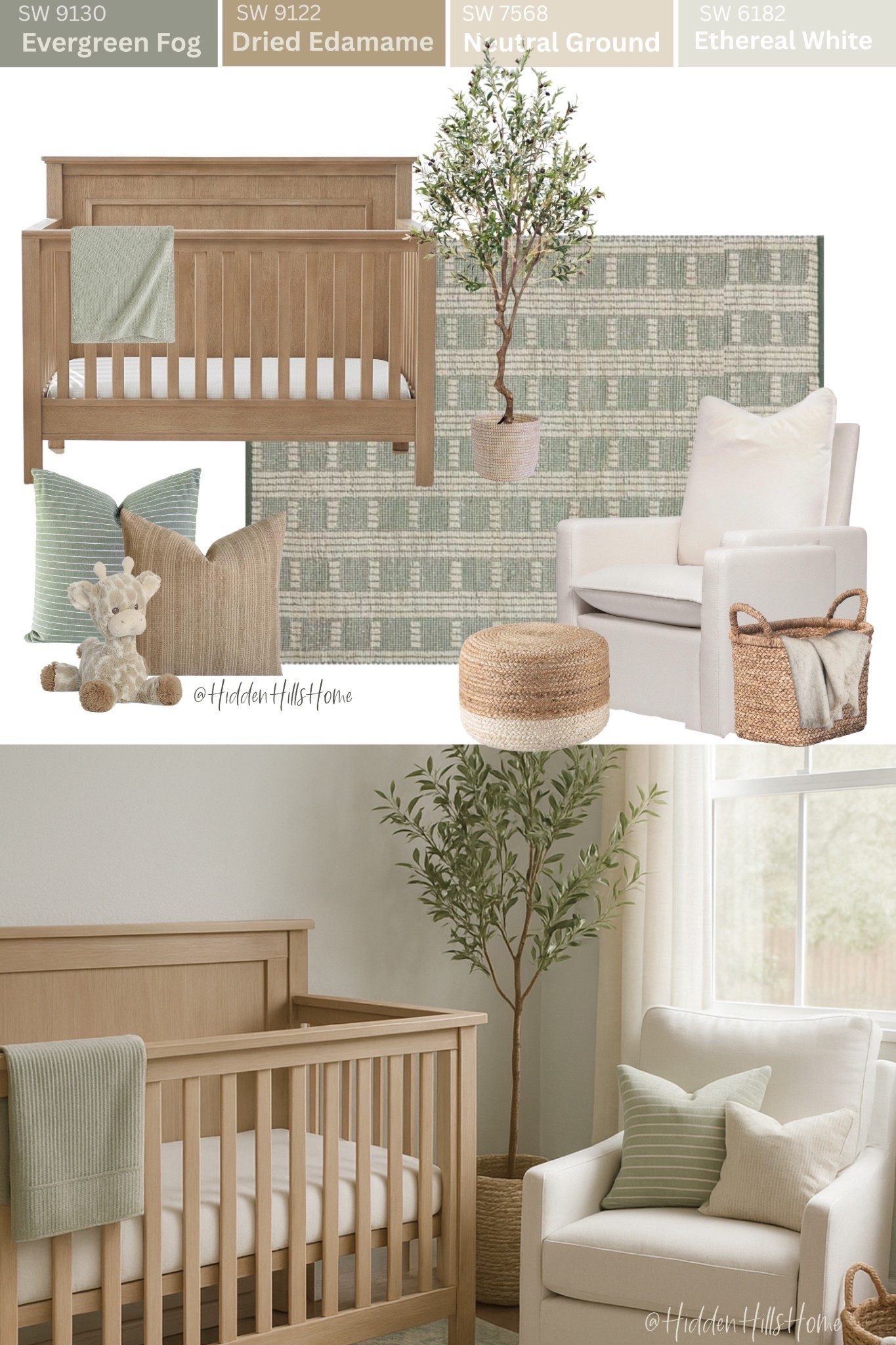 Nursery, baby nursery, cute green nursery, baby decor, nursery mood board, gender neutral baby nursery #baby

#LTKHome #LTKSaleAlert #LTKBaby