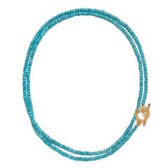 Turquoise Convertible Beaded Necklace | Sequin