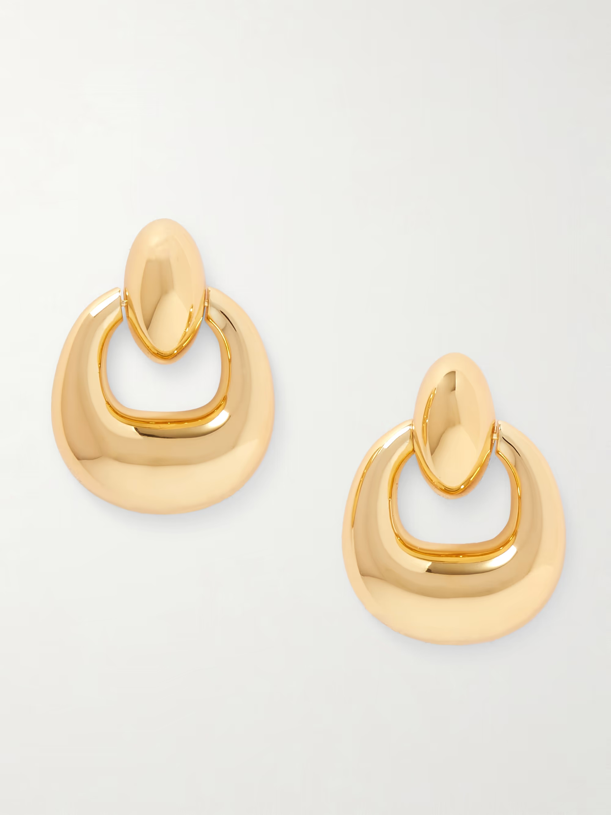 Door Knocker gold-plated earrings | NET-A-PORTER (UK & EU)