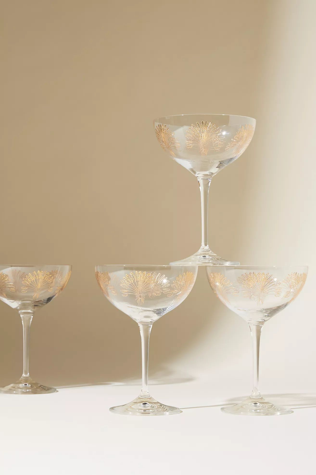 Remy Coupe Glasses, Set of 4 | Anthropologie (US)