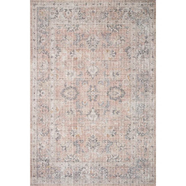 Gelo Oriental Area Rug in Blush/Gray | Wayfair North America