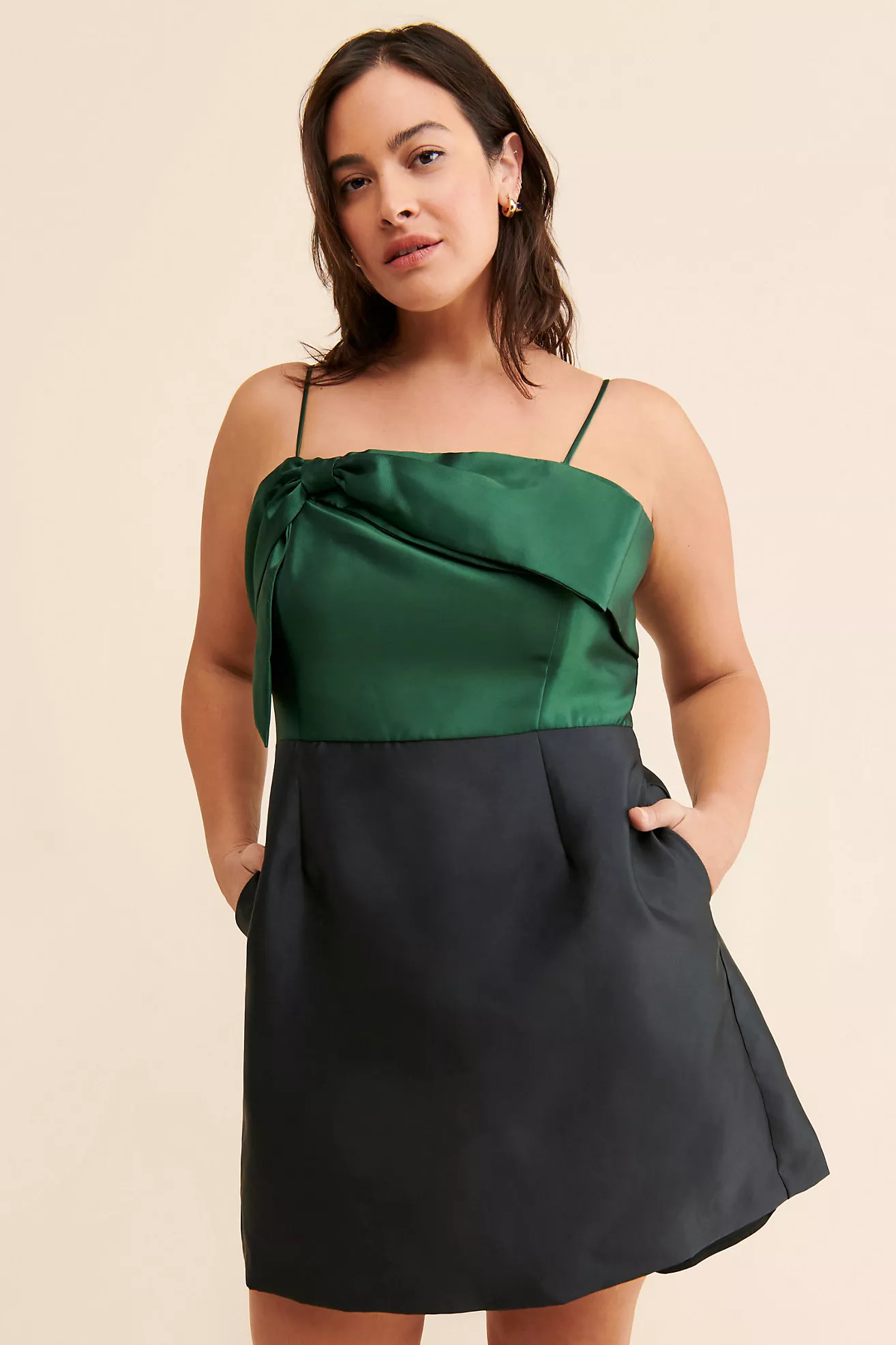 Hutch Serena Bow Mini Dress | Anthropologie (US)