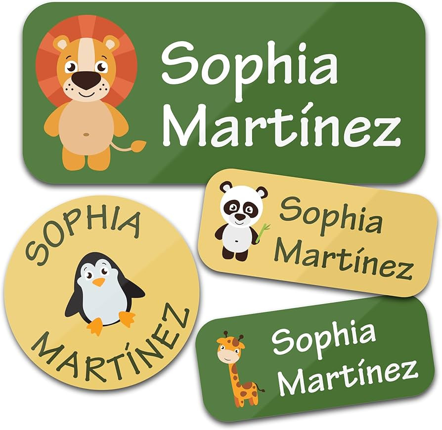Personalized Daycare Name Labels (130 Labels) - Custom Waterproof Name Stickers for Clothing Tags... | Amazon (US)