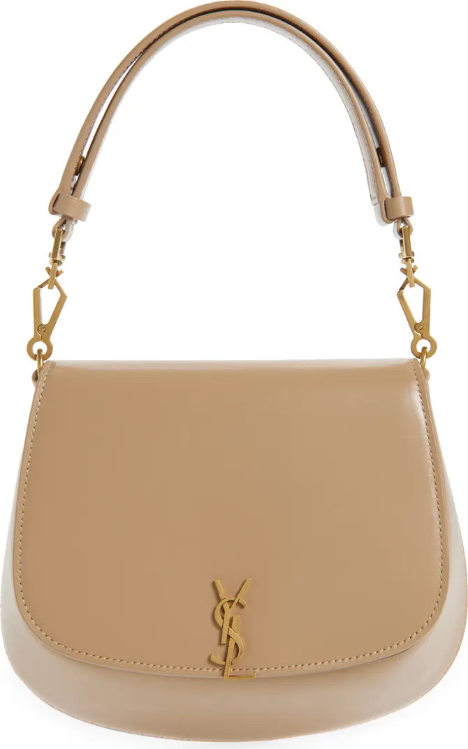Saint Laurent Mini Voltaire Box Leather Top Handle Bag | Nordstrom | Nordstrom