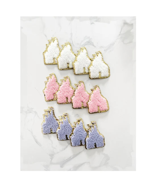 Disneyland Chenille Castle Patch Glitter Iron On Patch Magic Kingdom Patches Disney Castle Patch | Etsy (US)