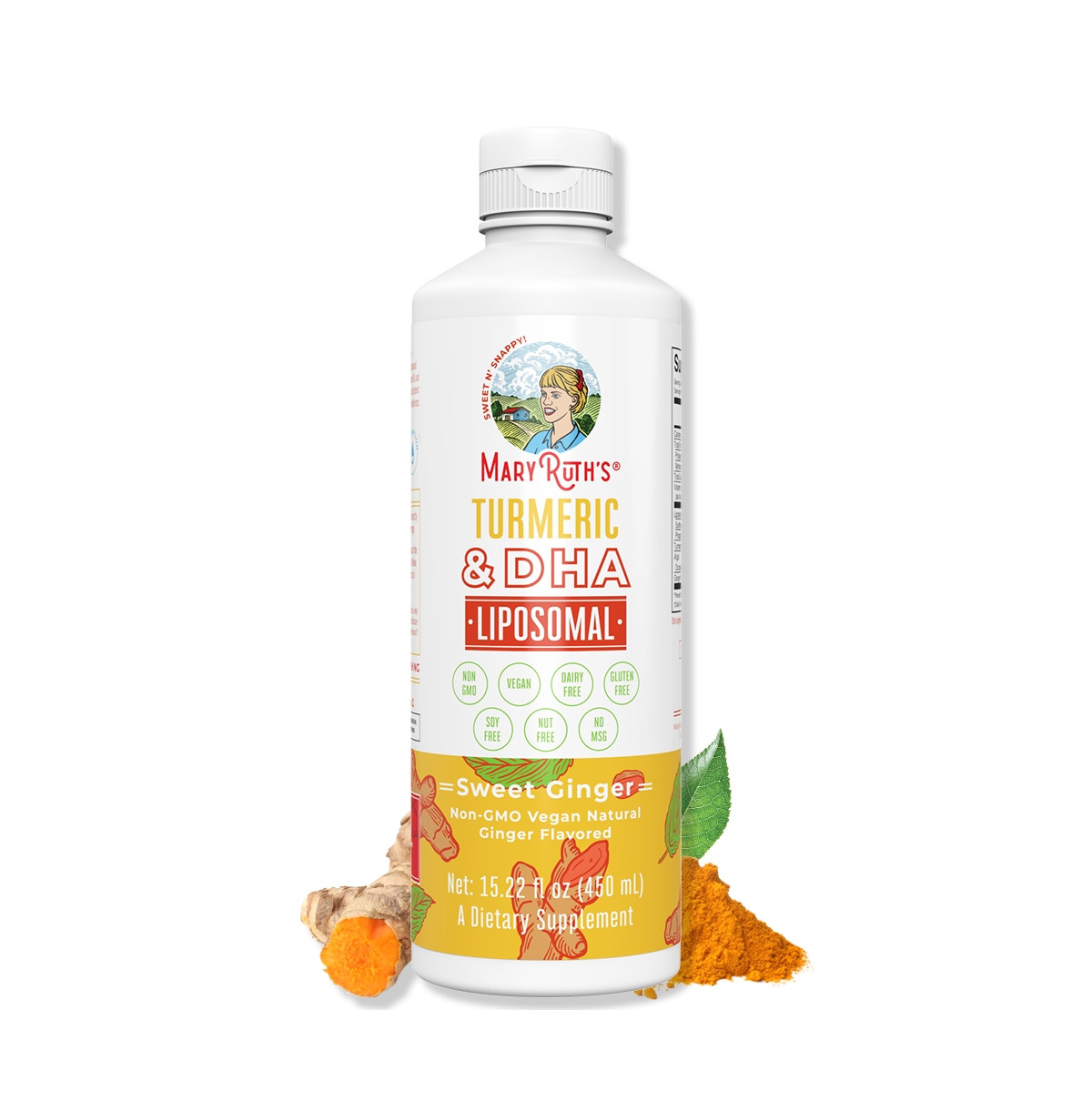Turmeric & Dha Liposomal, Sweet Ginger, 15.22 oz | Macy's