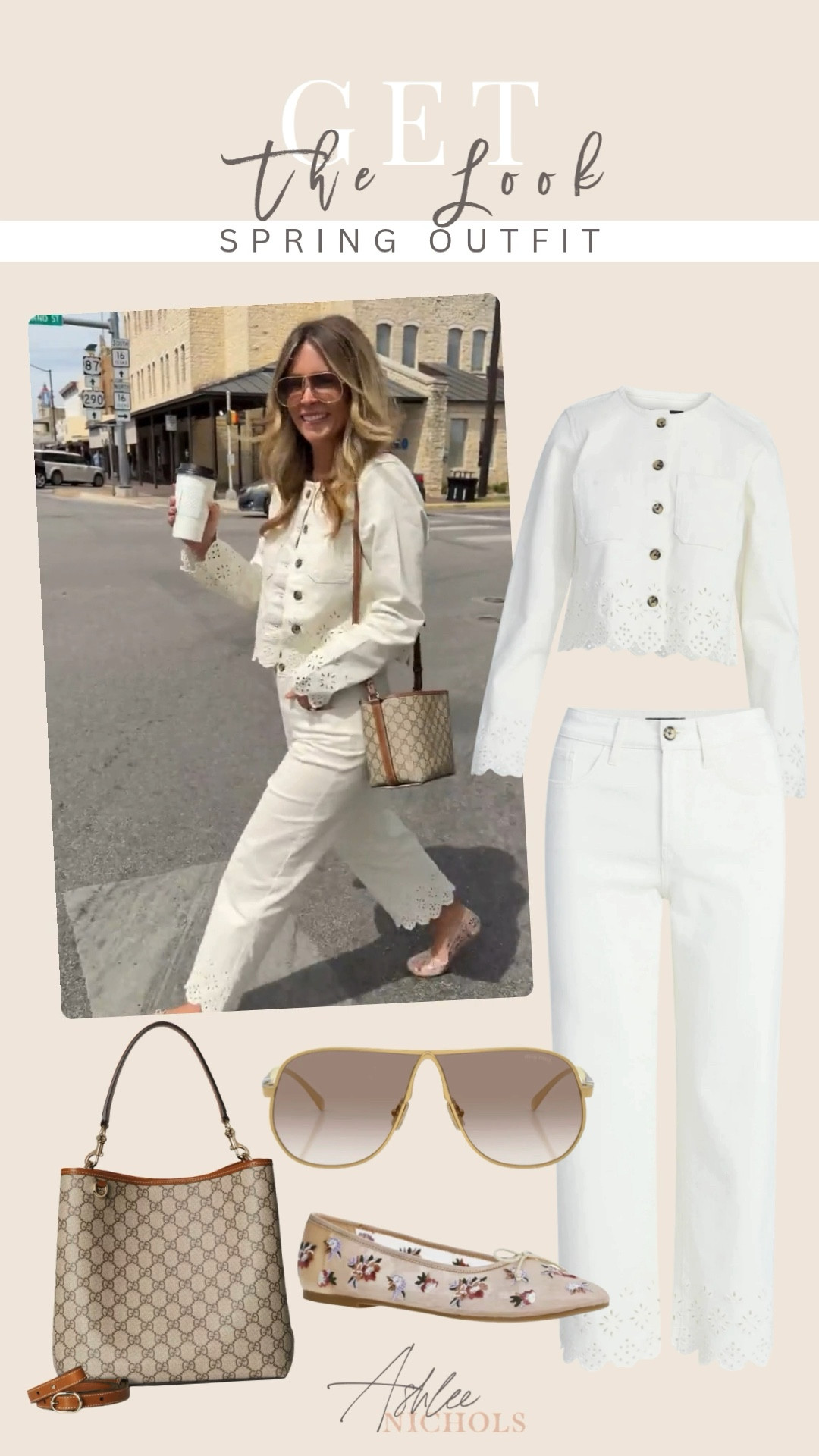 Spring outfit inspo!

Walmart jacket, matching set, eyelet pants, spring jacket, Gucci bag, Miu Miu sunglasses

#LTKOver40 #LTKootd #LTKSeasonal