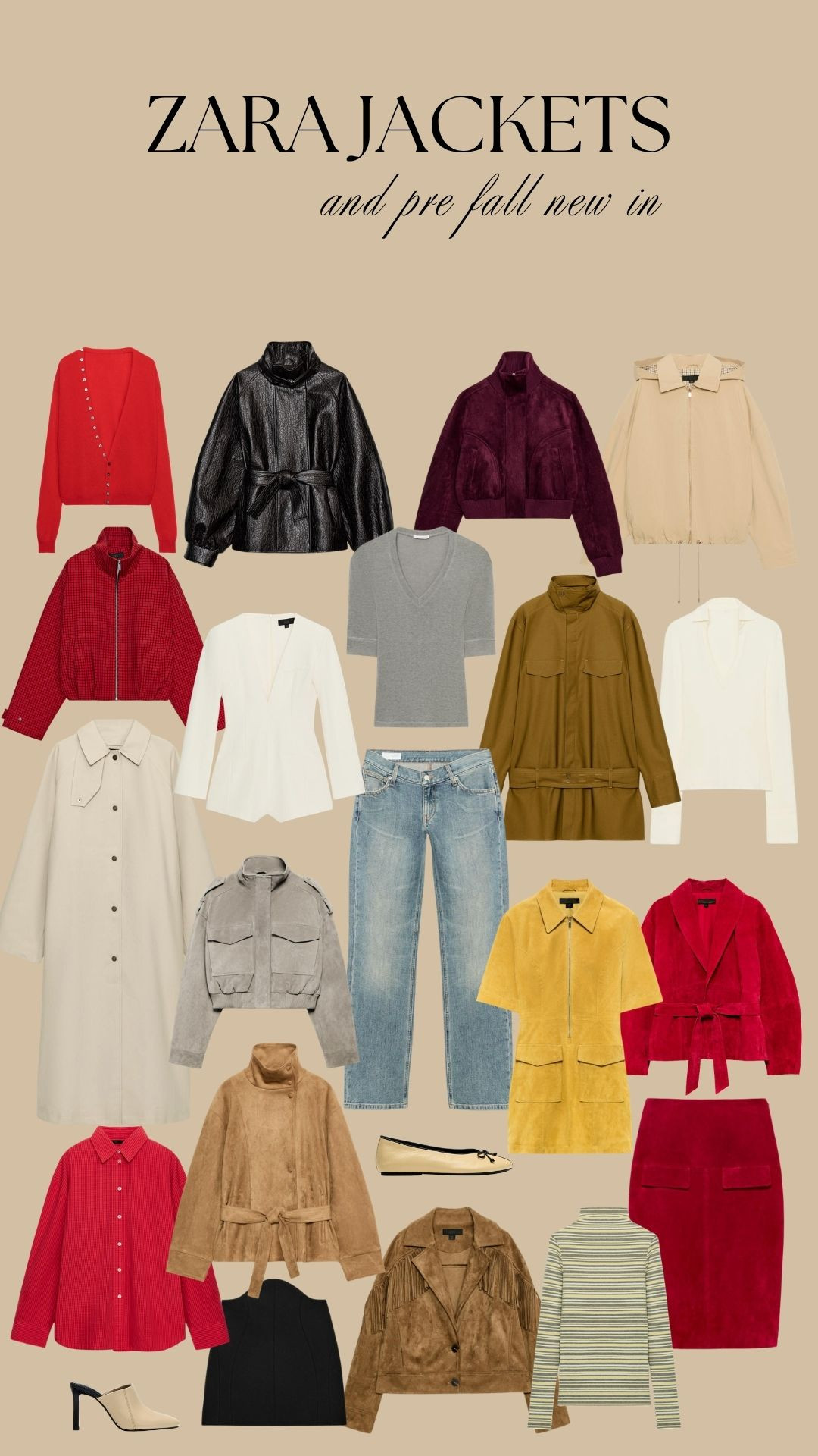 Zara Pre-Fall Edit featuring Autumn Jackets! 🍂 

Transitional Outerwear, Modern Utility Style, Everyday Layering, Statement Outerwear, Elevated Casualwear Autumn Outfit, Autumn Style, Autumn Jacket, Suede Jacket, Leather Jacket

#LTKuk #LTKautumn #LTKeurope