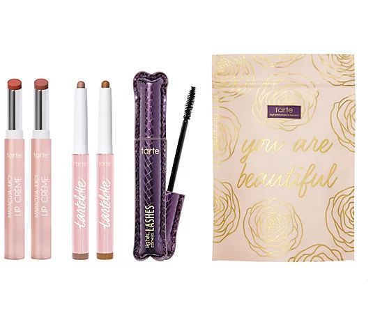 tarte 30 Seconds to Stunning 5-Pc Set and Bag | QVC