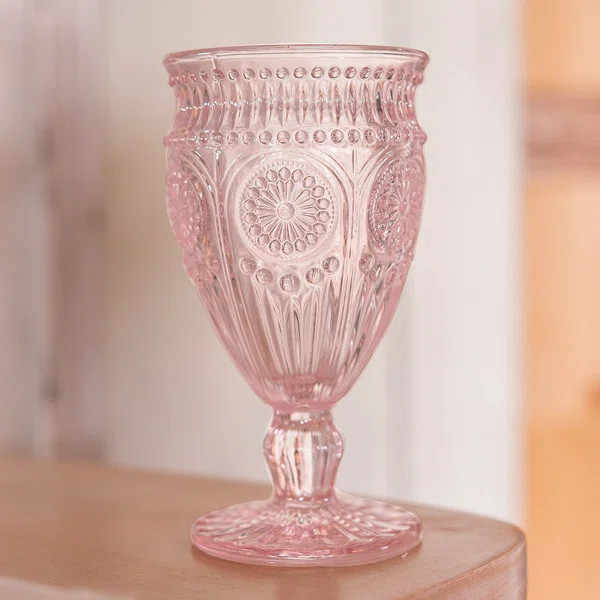 Shallenor 10 oz. Glass Goblet | Wayfair Professional
