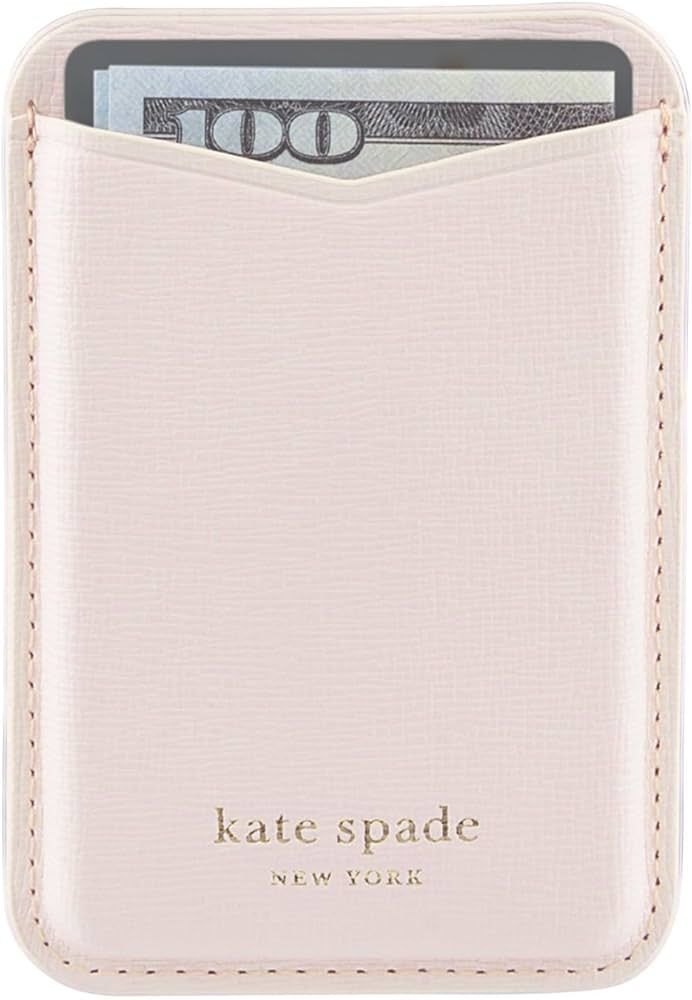 Kate Spade New York Magnetic Card Holder - Compatible with MagSafe - Pale Dogwood | Amazon (US)