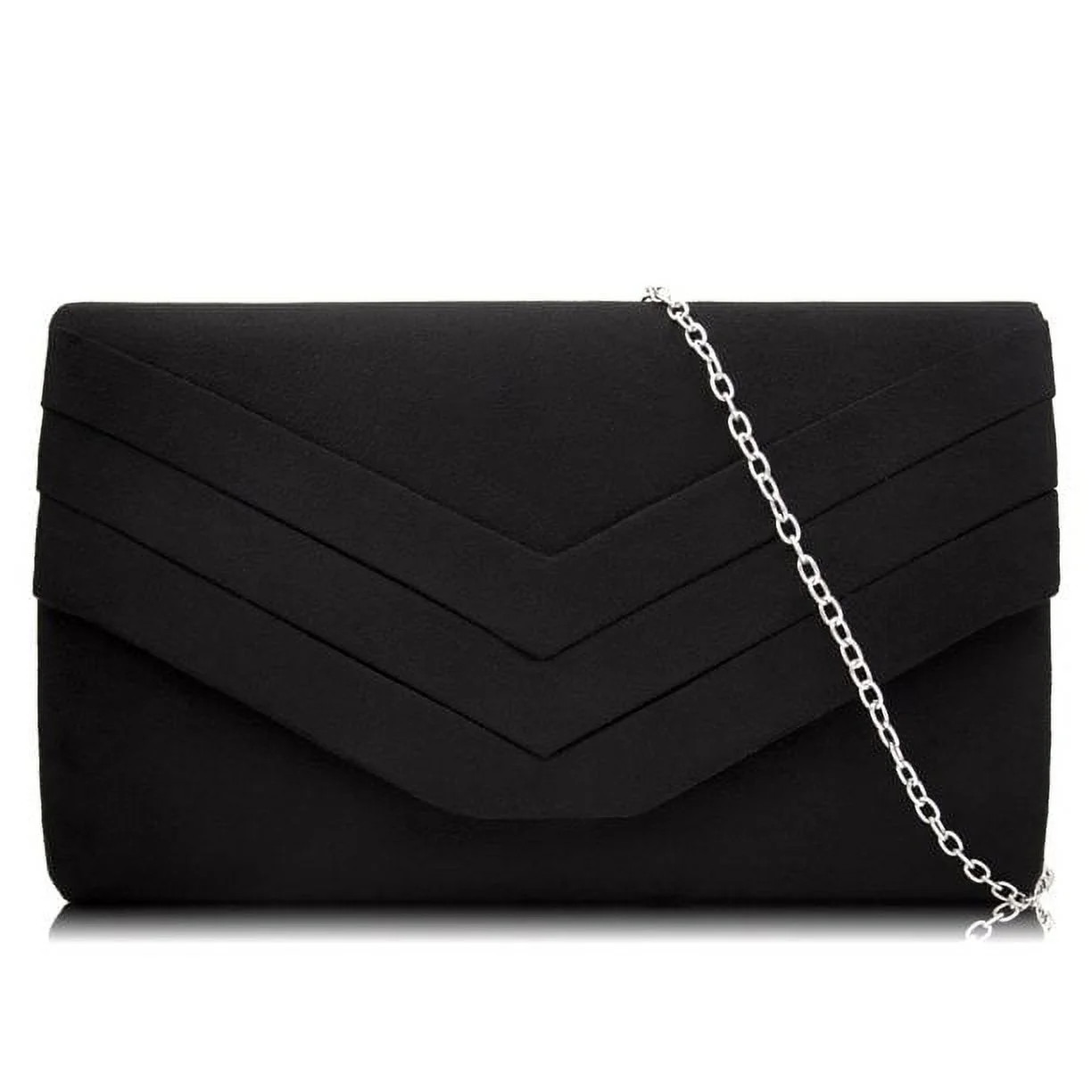 Milisente Women Clutches Suede Evening Bag Party Wedding Clutch Purses - Walmart.com | Walmart (US)