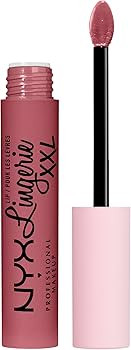 NYX PROFESSIONAL MAKEUP Lip Lingerie XXL Matte Liquid Lipstick - Flaunt It (Dusty Pink) | Amazon (US)