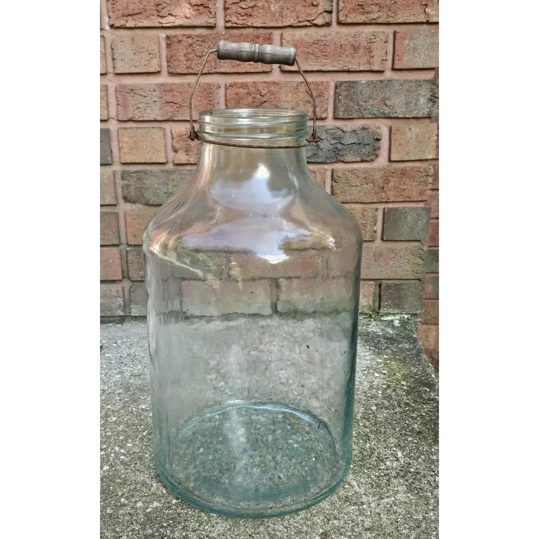 ANTIQUE 1940 BLUE TINTED Glass Moonshine Jug Pickle Mason Jar 5 Gallon Collectible Memorabilia - ... | Etsy (US)