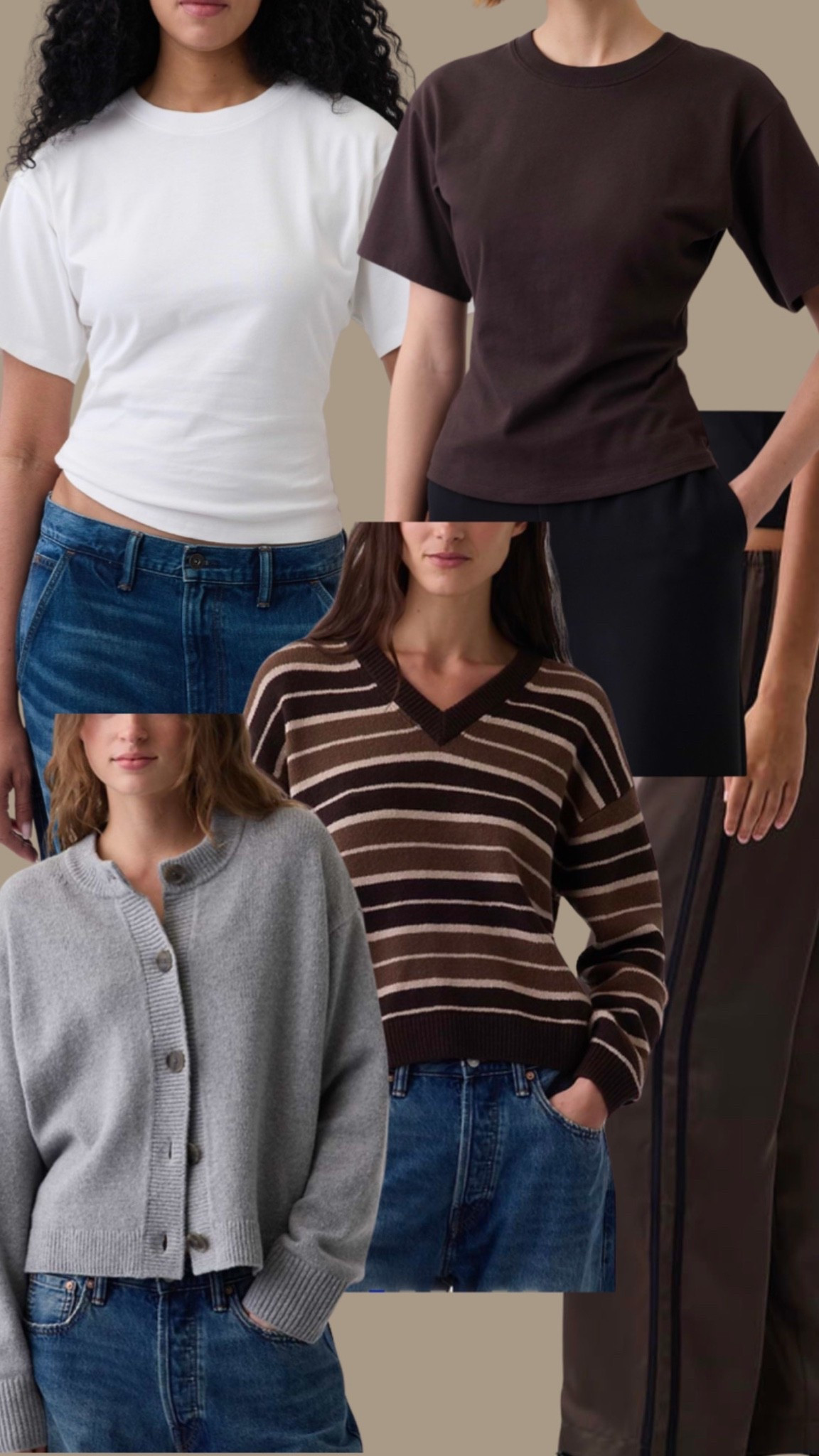 @gap new arrivals!! Track pants!! Satin pants! Sweaters basics! Must haves! Sale finds

#LTKMidsize #LTKSaleAlert