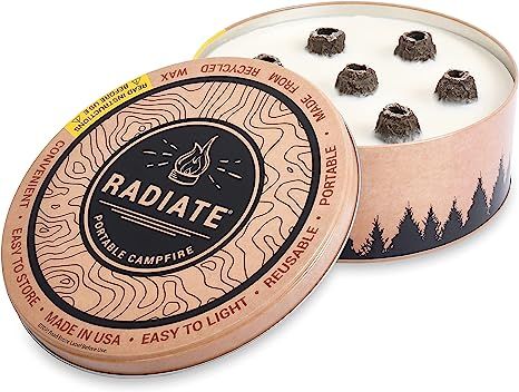 Radiate Portable Campfire: The Original Go-Anywhere Campfire | Lightweight and Portable | 3-5 Hou... | Amazon (US)