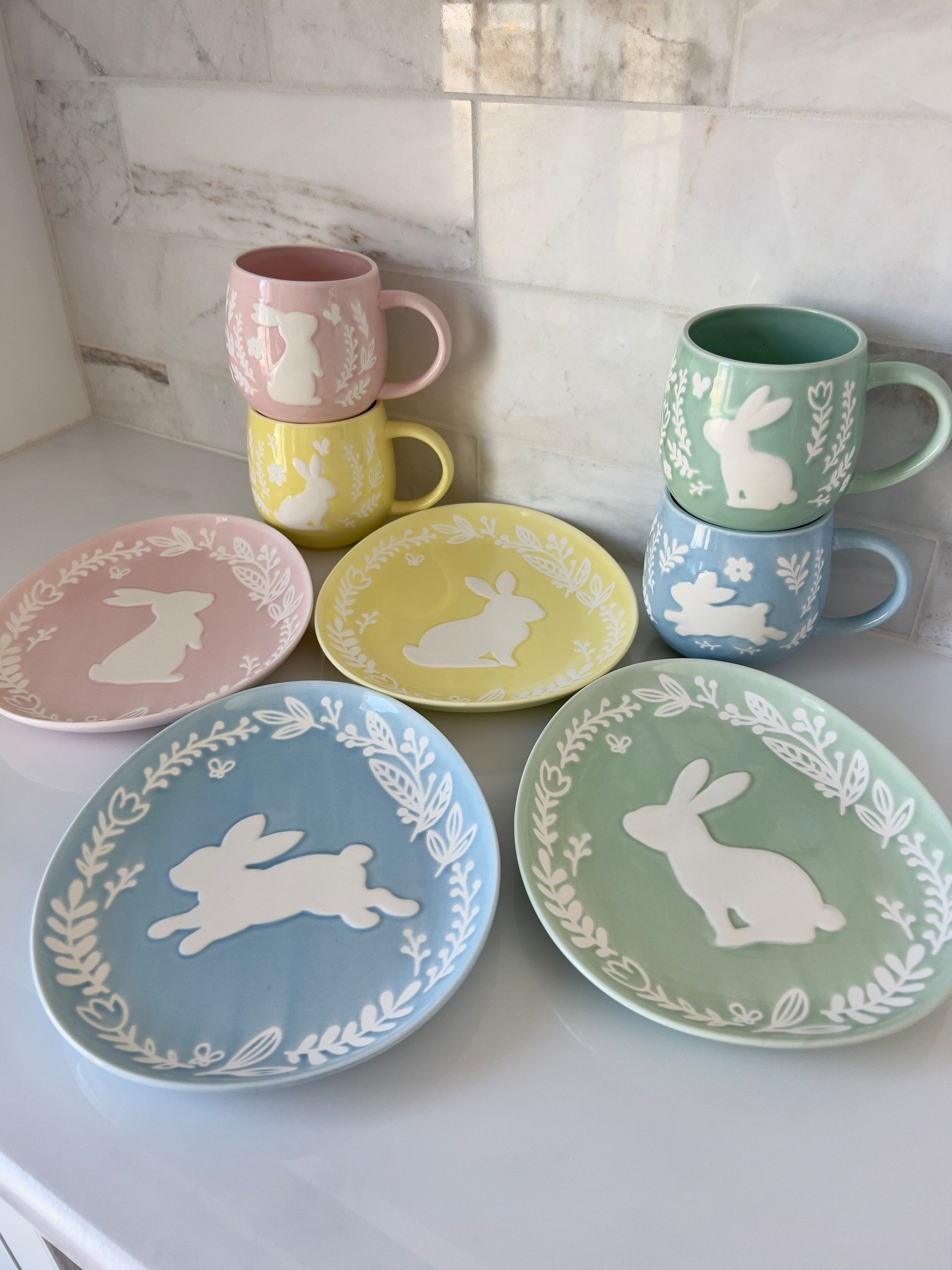 Adorable pastel bunny plates with matching mugs—perfect for Easter brunch! 🐇

#LTKHome #LTKSeasonal