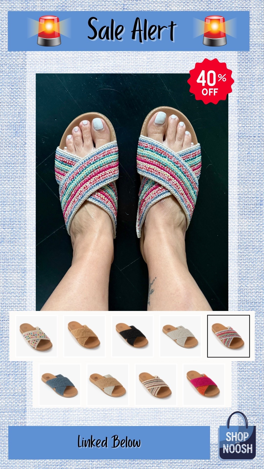 Get ready for summer with my favorite sandals that are now on a fantastic sale! Snag your favorite colors before they’re gone! These sandals combine comfort and style effortlessly, making them a must-have for your warm-weather wardrobe! Don't miss out! Which colors are your favorite?

#LTKShoeCrush #LTKOver40 #LTKSaleAlert