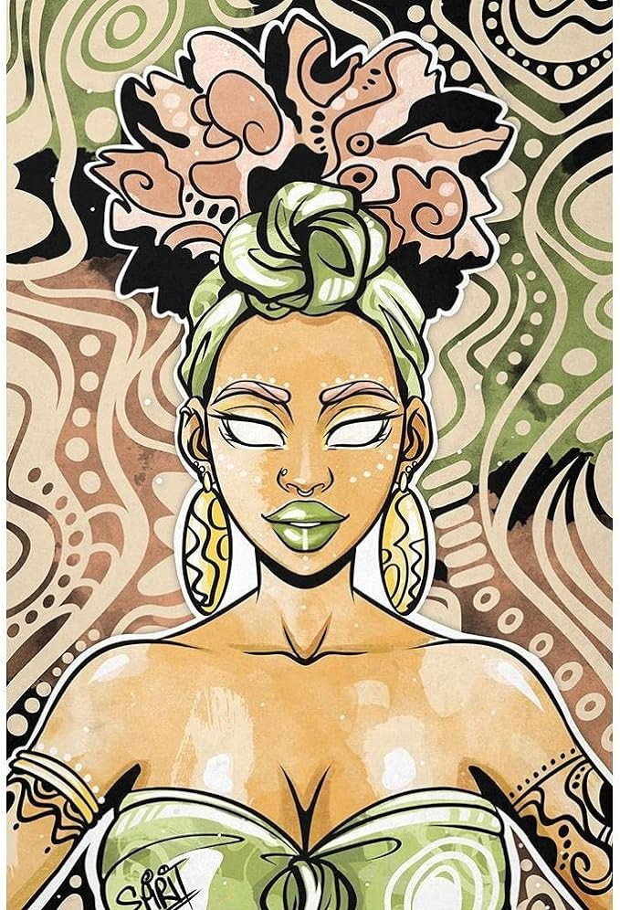 ArtDirect Nailah 13x20 Large Unframed Art Print Poster Ready for Framing by Copeland, Justin | Amazon (US)