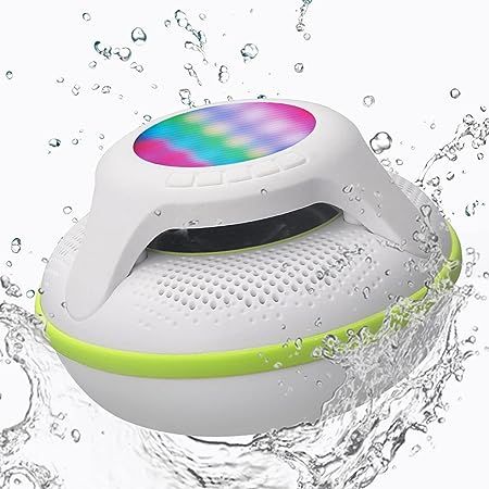 Floating Bluetooth Speaker,Ypllake Pool Speakers Waterproof Shower Bluetooth Wireless IPX7 with L... | Amazon (US)