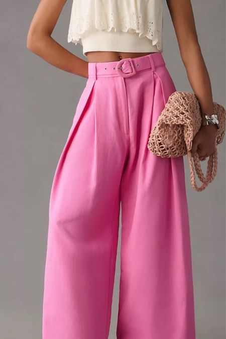 Farm Rio Tailored Pink Pleated Pants 



#LTKSeasonal #LTKunder100 #LTKworkwear