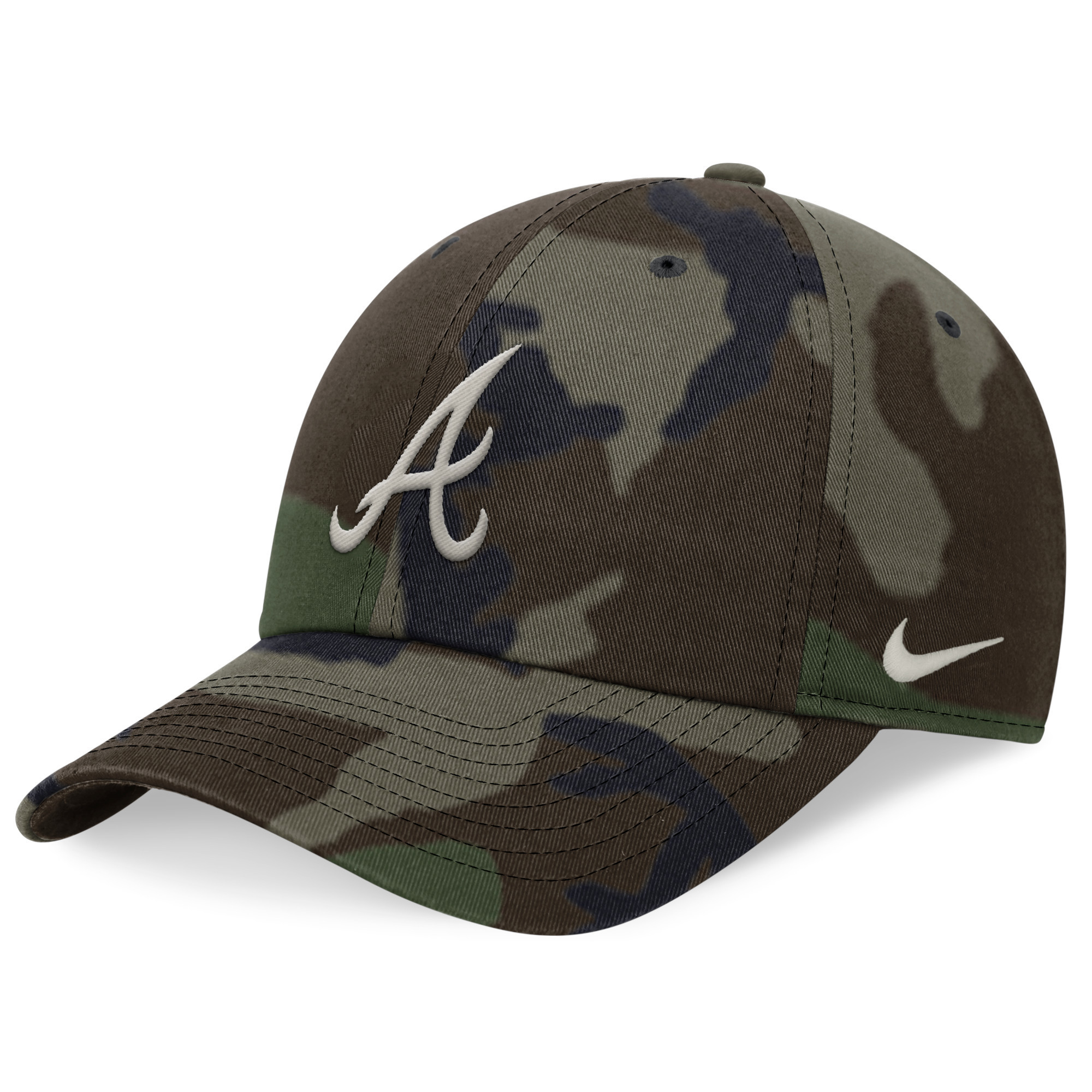 Men's Nike Camo Atlanta Braves Club Adjustable Hat | Fanatics