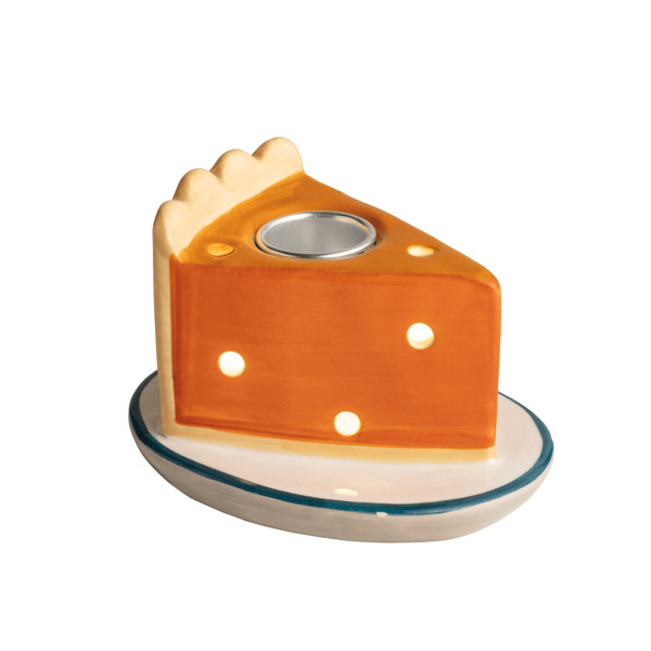 Pumpkin Pie LED Taper Holder | Mud Pie