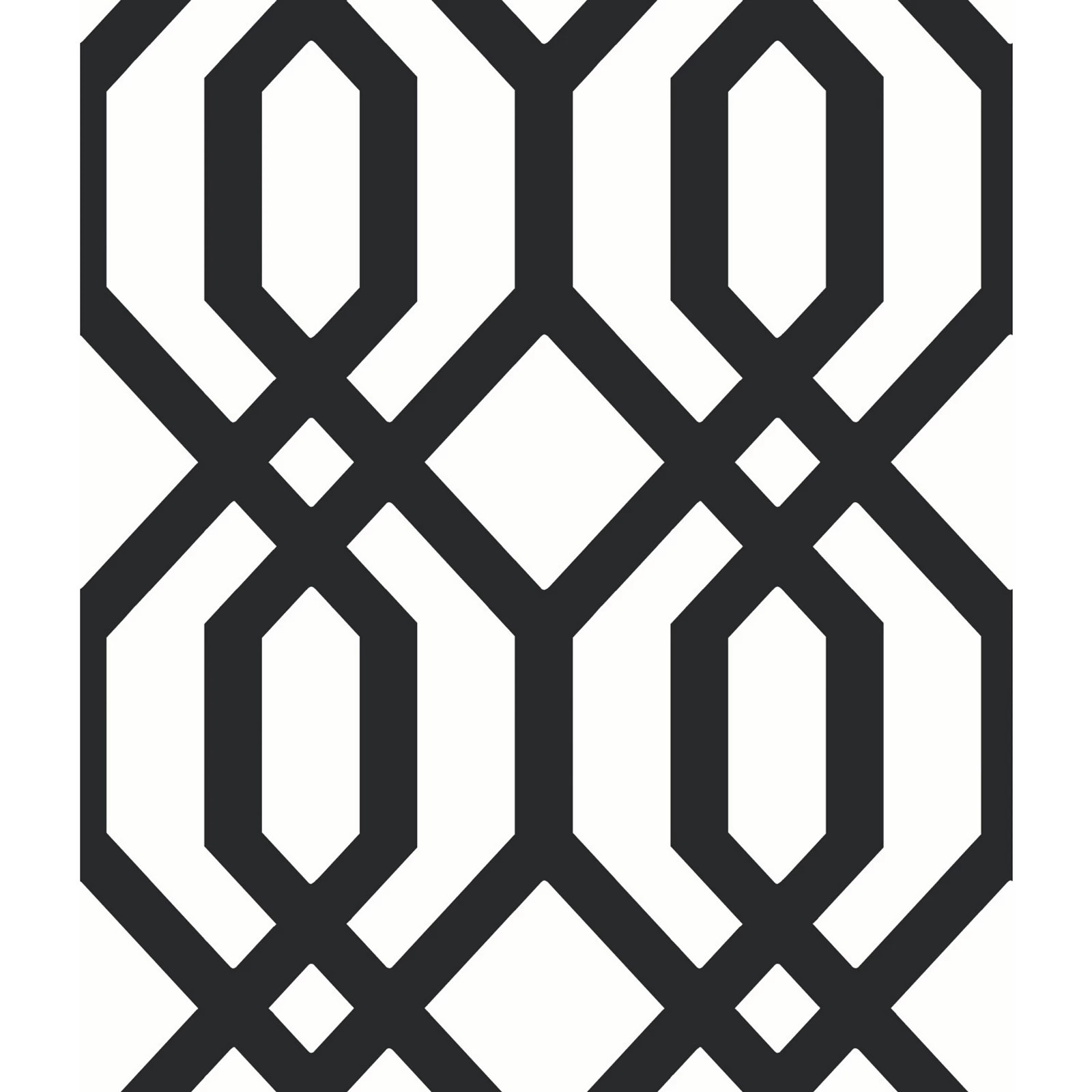 RoomMates Gazebo Lattice Peel & Stick Wallpaper, Black | Kohl's