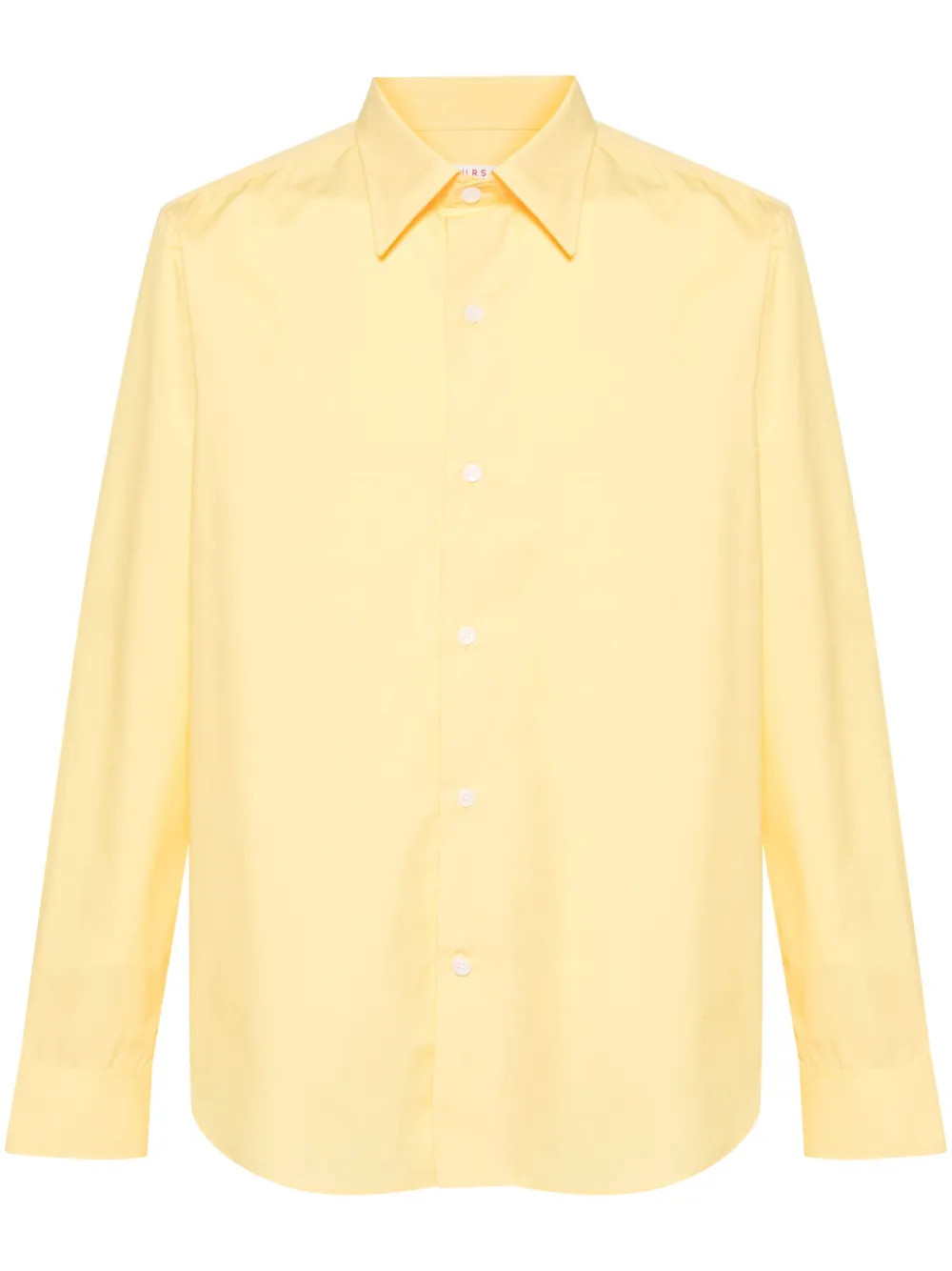 FURSAC pointed-collar Cotton Shirt - Farfetch | Farfetch Global