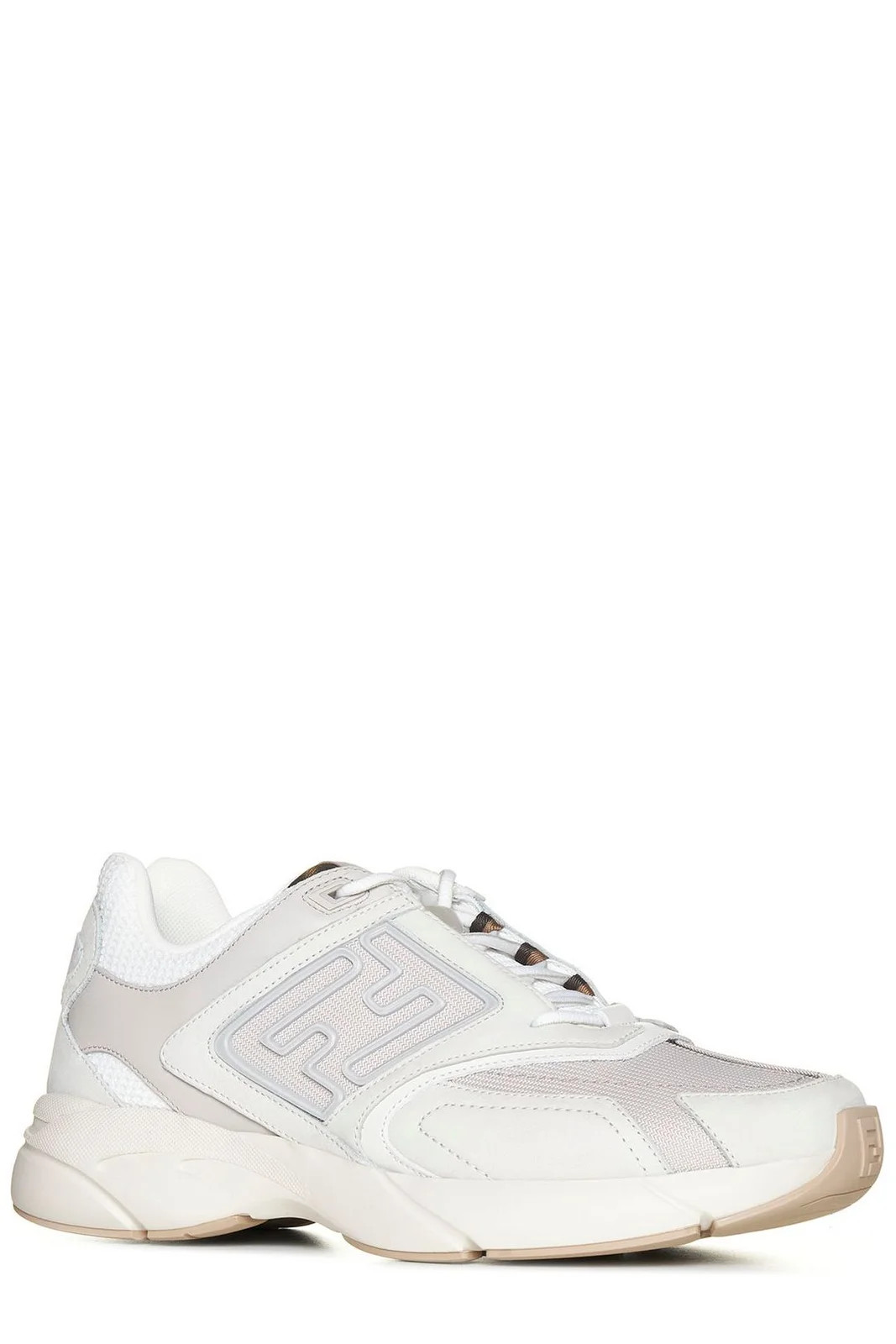 Fendi Faster FF-Embossed Detail Low-Top Sneakers | Cettire Global