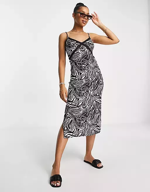 Miss selfridge shop zebra dress