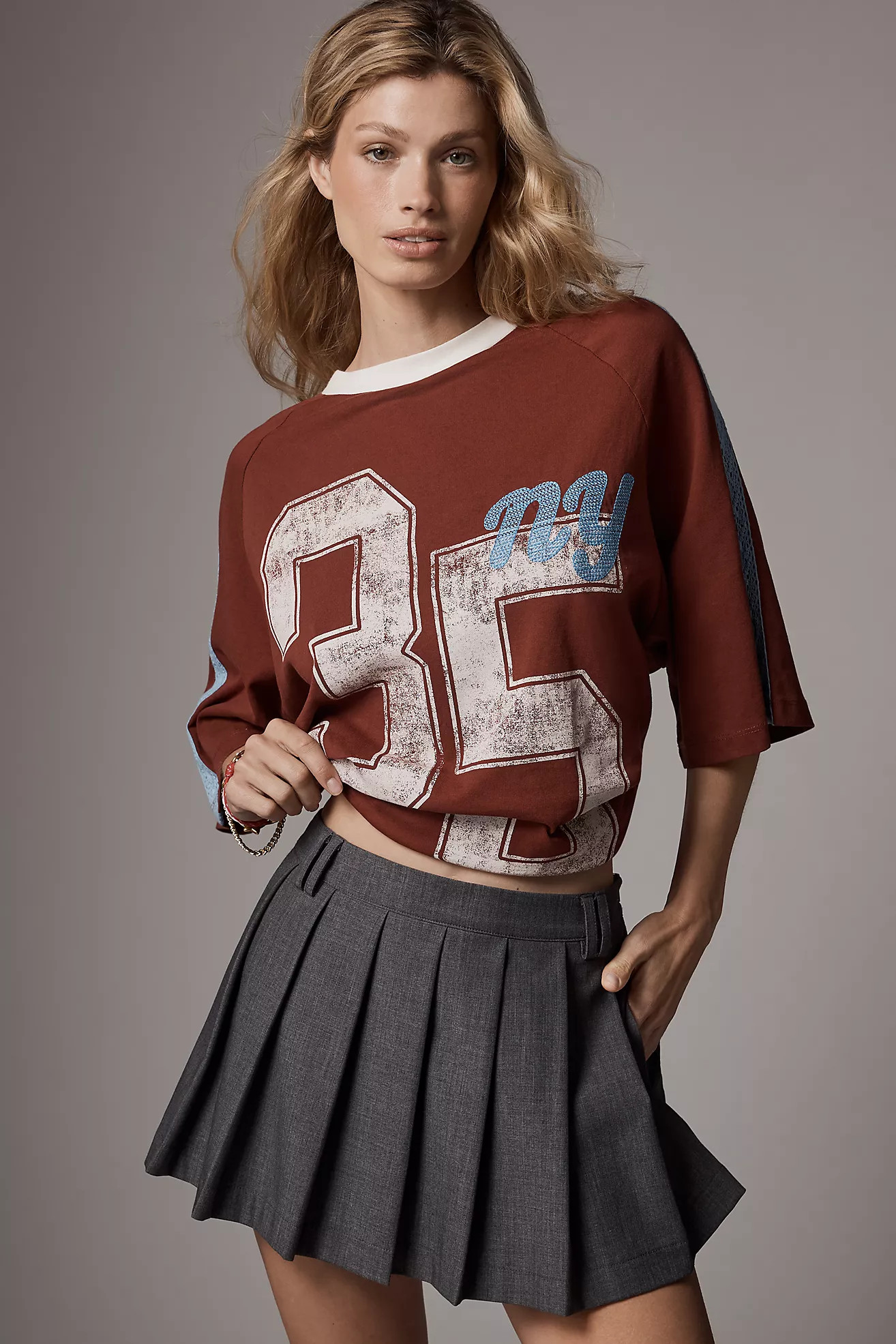 By Anthropologie Oversized Sporty Tee | Anthropologie (US)