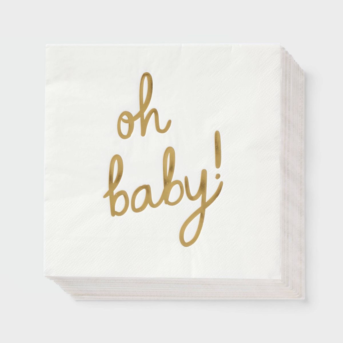 30ct 'Oh Baby' Lunch Napkins - Spritz™ | Target