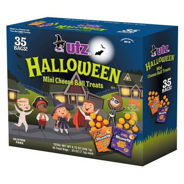 Utz Halloween Mini Cheese Ball Treats - 35ct | Target