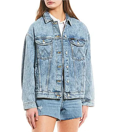 Wrangler� Girlfriend Jean Jacket - L | Dillard's