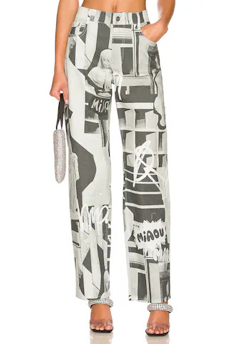 Fargo Pants in Stone Grey | Revolve Clothing (Global)