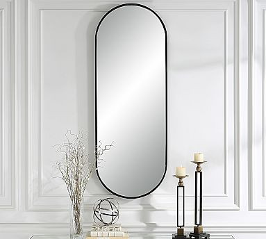 Lylian Oval Wall Mirror | Pottery Barn (US)