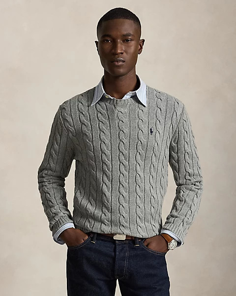Cable-Knit Cotton Jumper | Ralph Lauren (UK)