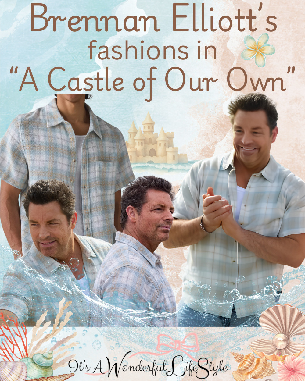 Hallmark favorite Brennan Elliott brings effortless coastal style to "A Castle of Our Own!" 🏰

His soft plaid button-down was perfect for the movie! A great summer layer!

"Whatever you do, do it all for the glory of God." — 1 Corinthians 10:31

#HallmarkChannel #BrennanElliott #ACastleOfOurOwn #HallmarkMovies #HallmarkStyle #MensFashion #LTKStyle #SummerStyle  

 #LTKMens