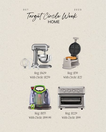 Target circle sale // home appliances // home cleaning 

#LTKsalealert #LTKSeasonal