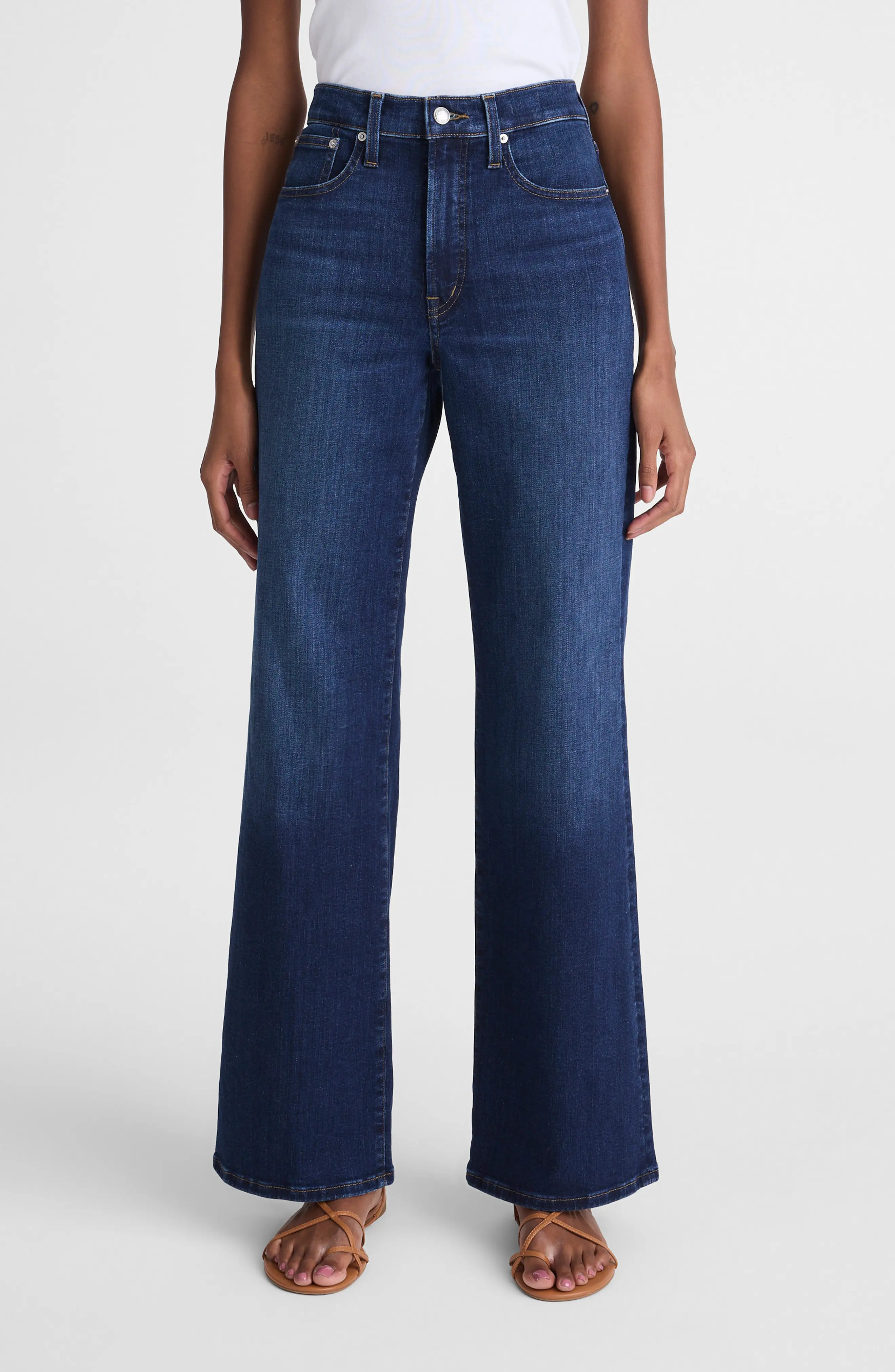 Madewell The Super Stretch Wide Leg Jeans (Women) | Nordstrom | Nordstrom