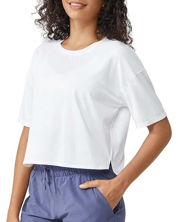 G4Free Lightbreeze Women UPF 50+ Short Sleeve Workout Tops Quick Dry Shirts | Amazon (US)