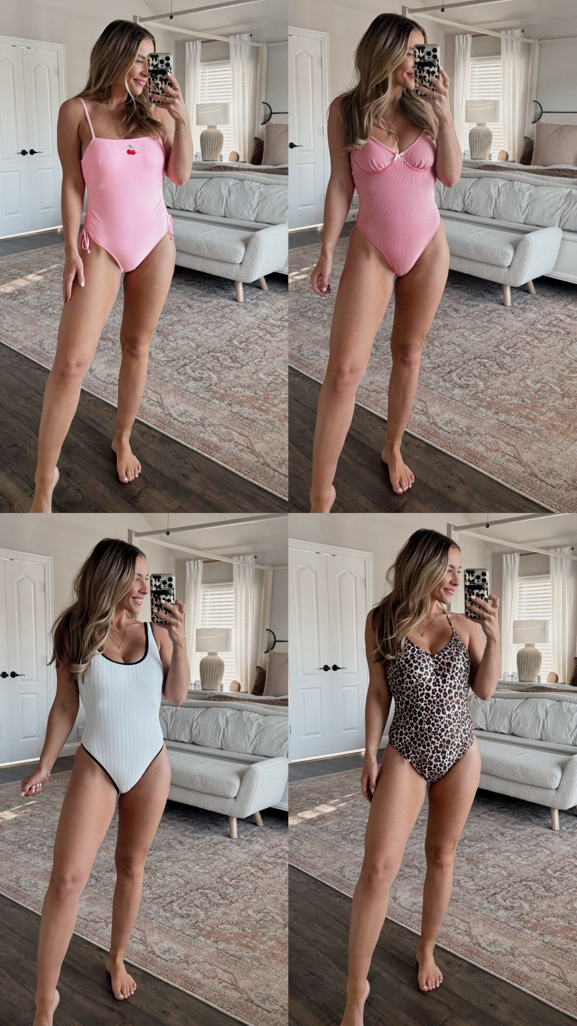 Wearing a small in all- i need to size up to a medium in the stripe one! 