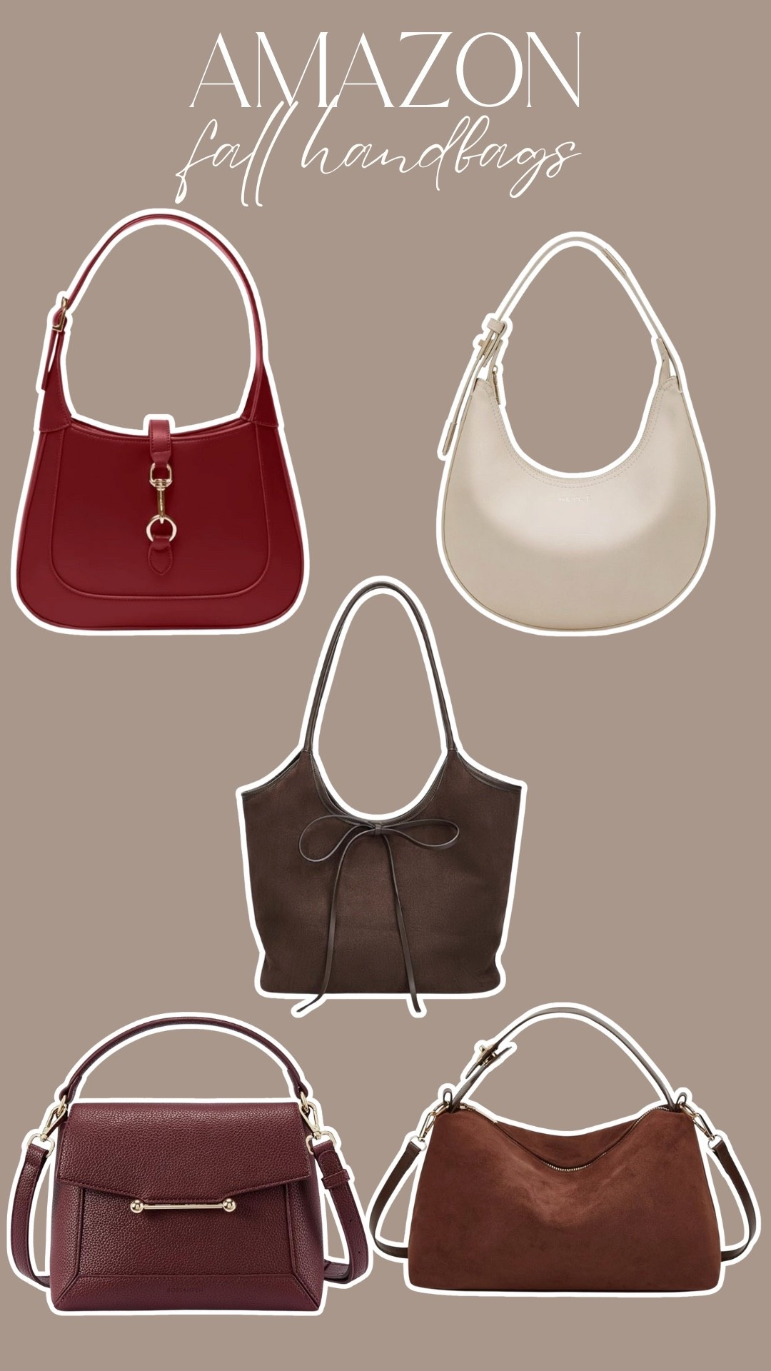 Amazon fall handbag favorites 

#LTKStyleTip #LTKItBag #LTKSeasonal