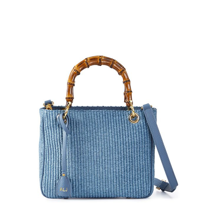 Bamboo Elisabetta Raffia Crossbody | Mark and Graham
