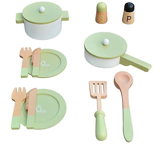 Teamson Kids - Little Chef  Cookware accessories - 14 pcs - QVC.com | QVC
