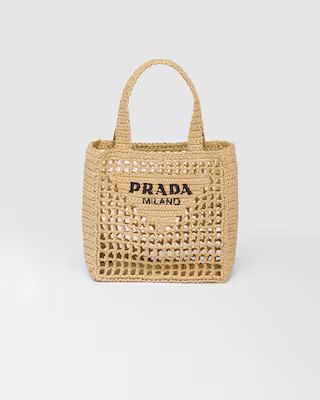 Kleine Tote Bag aus Raphiabast | Prada Spa (EU + UK)