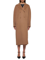 'S Max Mara Double-Breasted Long-Sleeved Coat | Cettire Global