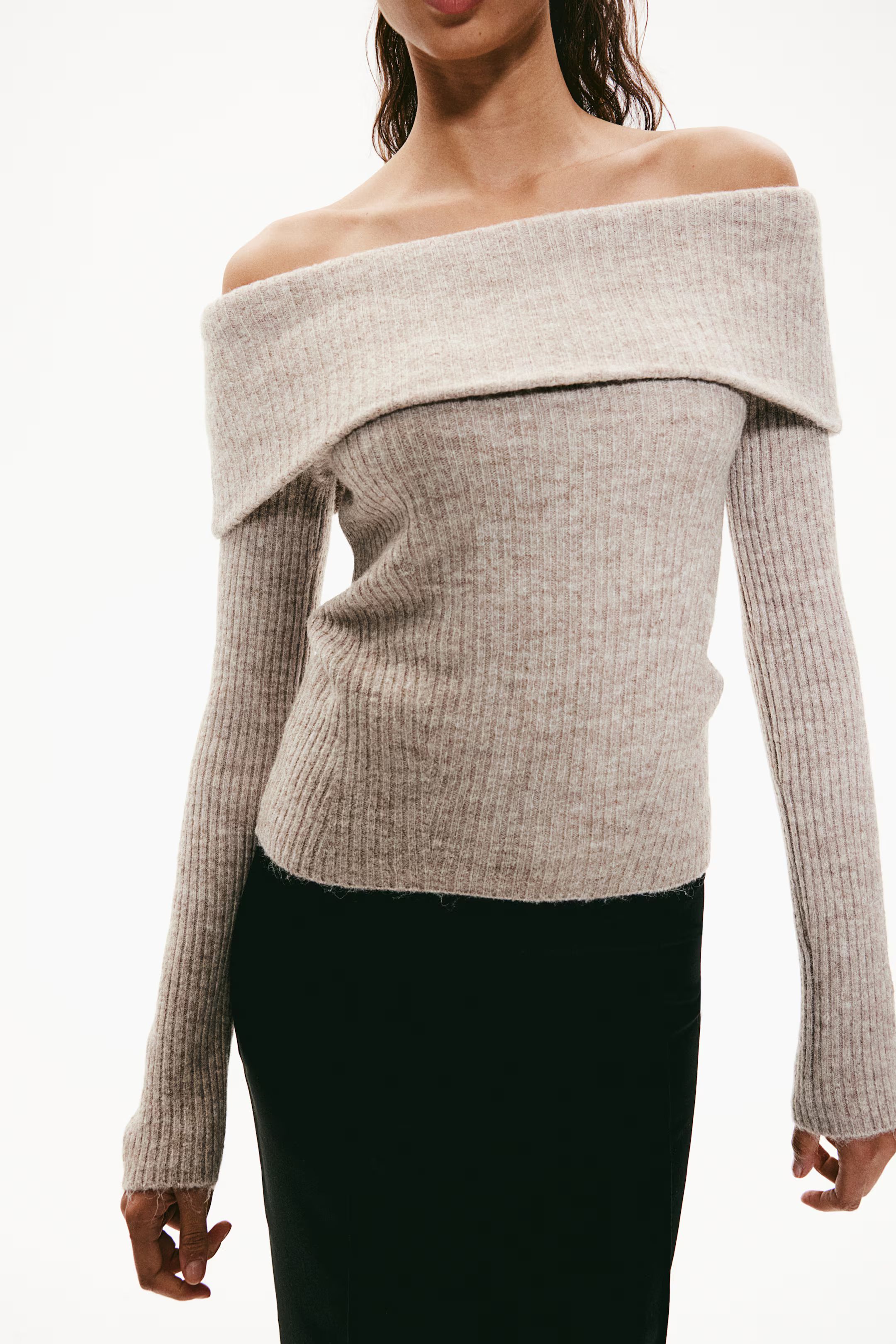 Off-the-shoulder Sweater | H&M (US + CA)