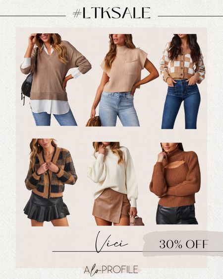 30% off Vici for the fall #LTKSale 9/21 - 9/24 // LTKSale, LTKFallSale, fall fashion, fall style, fall trends, fall outfit inspo, fall outfits  

#LTKSale